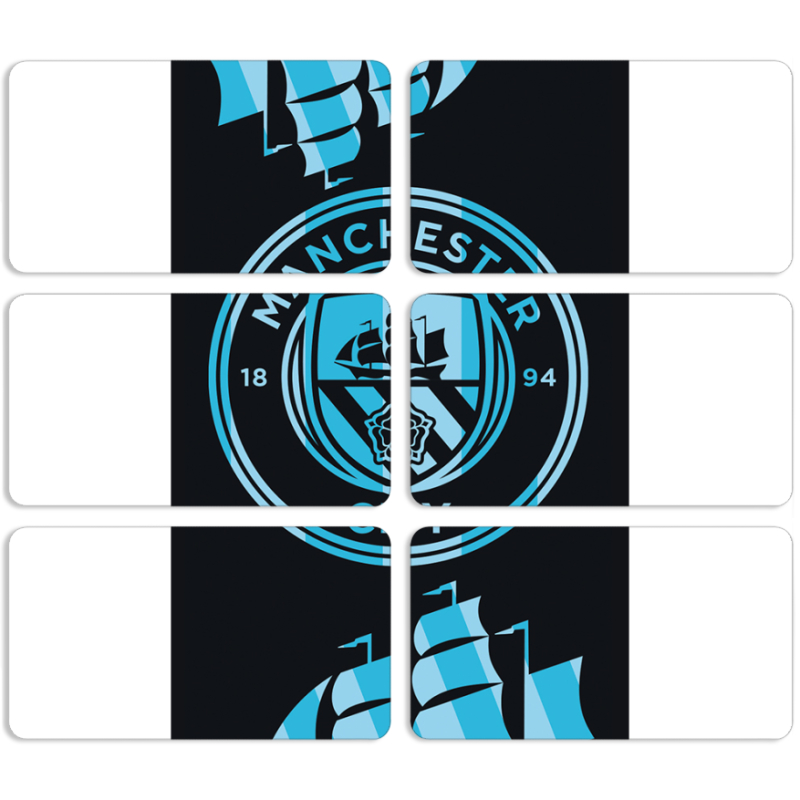 Магнитные фотопазлы 90 на 50 набор 6 штук FC M-City