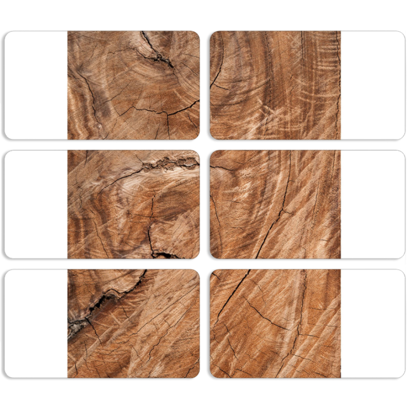 Магнитные фотопазлы 90 на 50 набор 6 штук 