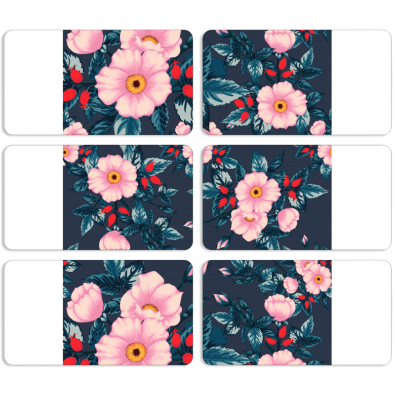 Магнитные фотопазлы 90 на 50 набор 6 штук 