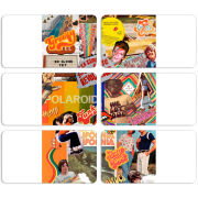 Магнитные фотопазлы 90 на 50 набор 6 штук 70s