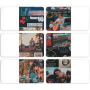 Магнитные фотопазлы 90 на 50 набор 6 штук 