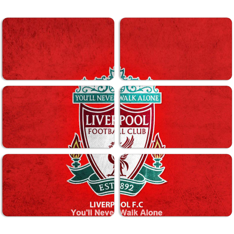 Магнитные фотопазлы 90 на 50 набор 6 штук 