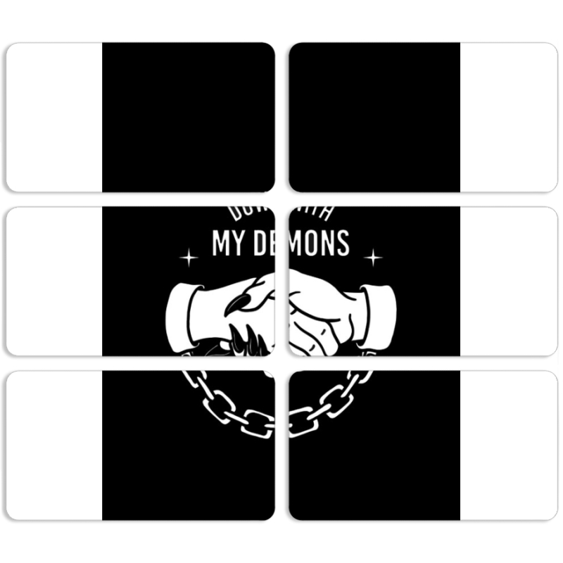 Магнитные фотопазлы 90 на 50 набор 6 штук 