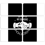 Магнитные фотопазлы 90 на 50 набор 6 штук 