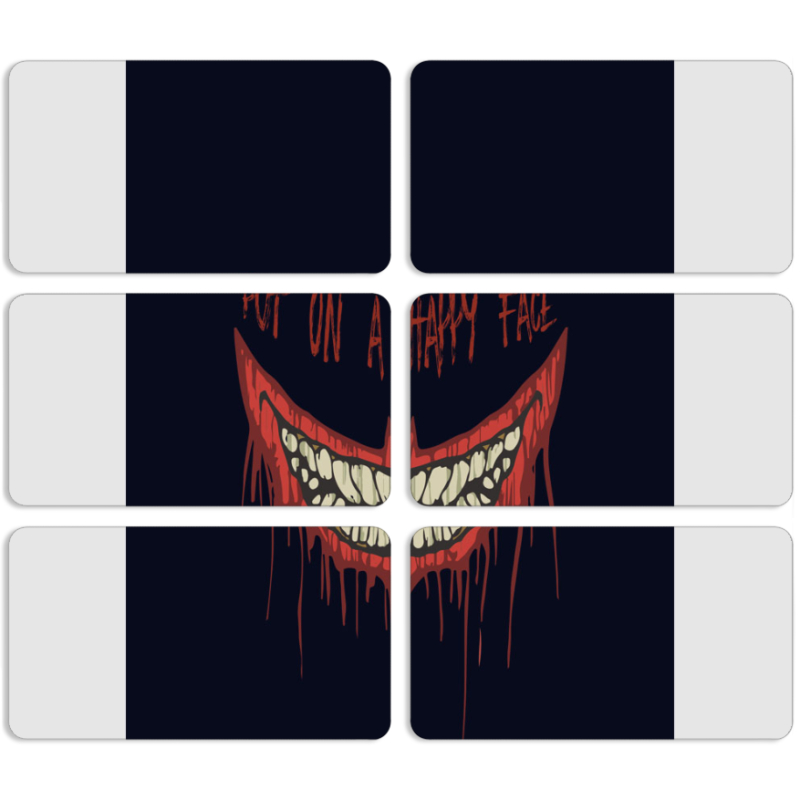 Магнитные фотопазлы 90 на 50 набор 6 штук 