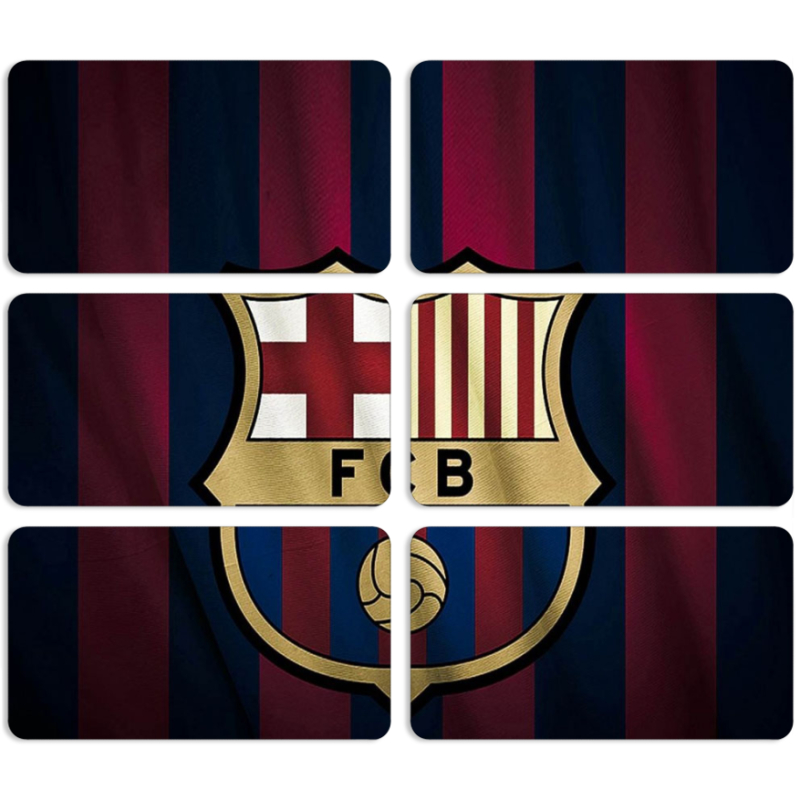 Магнитные фотопазлы 90 на 50 набор 6 штук 