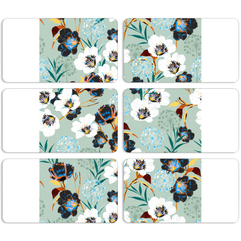 Магнитные фотопазлы 90 на 50 набор 6 штук 