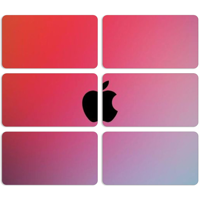 Магнитные фотопазлы 90 на 50 набор 6 штук Gradient