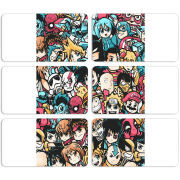 Магнитные фотопазлы 90 на 50 набор 6 штук Anime Stickers