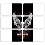 Магнитные фотопазлы 90 на 50 набор 6 штук Harley Davidson and eagle