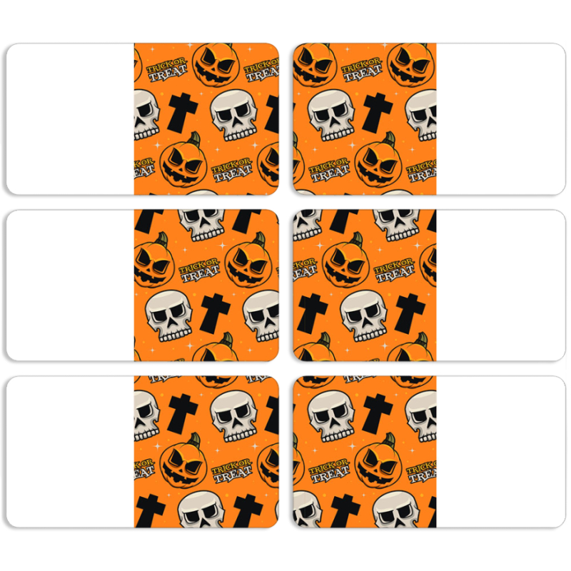 Магнитные фотопазлы 90 на 50 набор 6 штук Halloween Trick or Treat