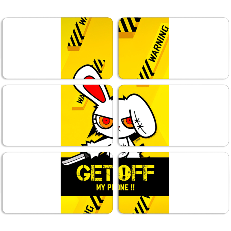 Магнитные фотопазлы 90 на 50 набор 6 штук 