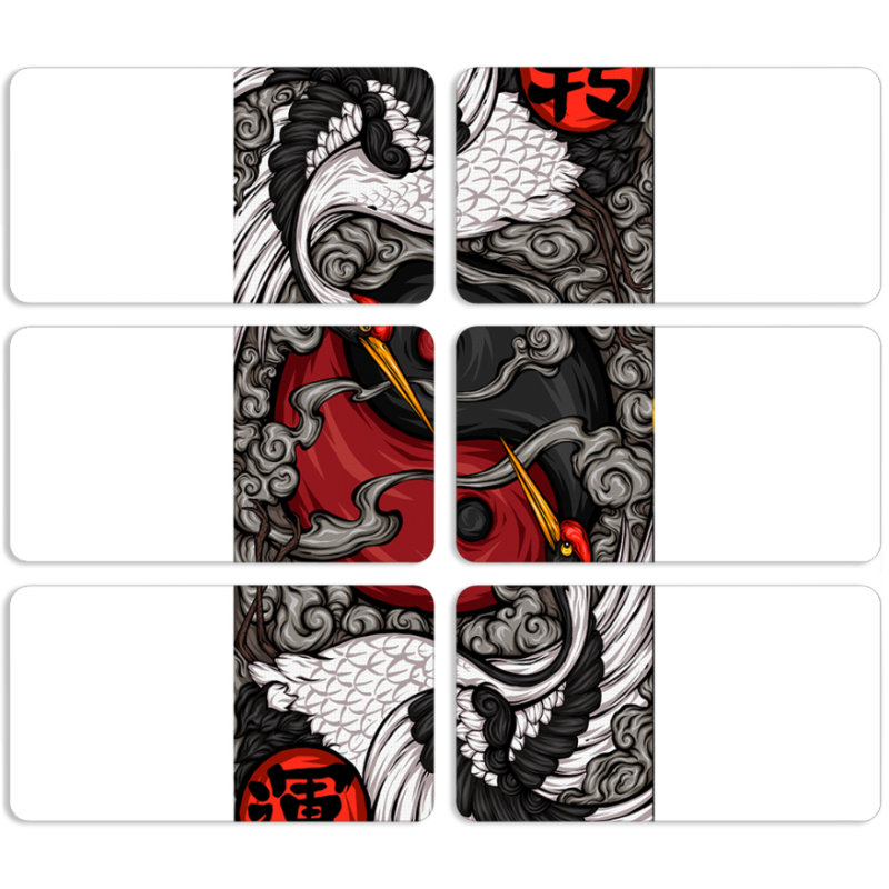 Магнитные фотопазлы 90 на 50 набор 6 штук 