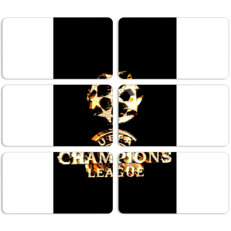 Магнитные фотопазлы 90 на 50 набор 6 штук 