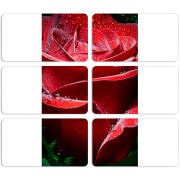 Магнитные фотопазлы 90 на 50 набор 6 штук 