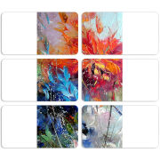 Магнитные фотопазлы 90 на 50 набор 6 штук 