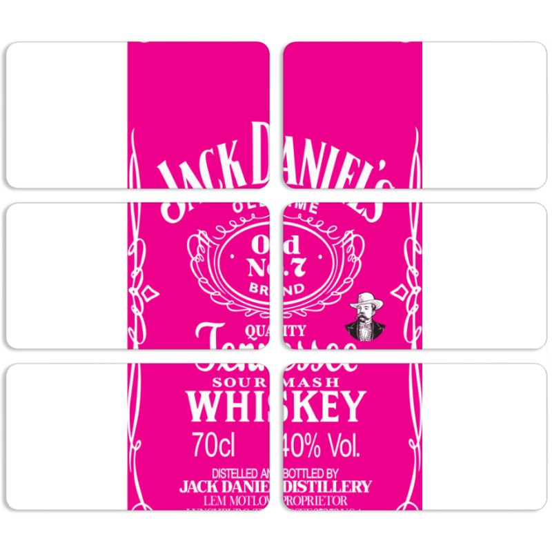 Магнитные фотопазлы 90 на 50 набор 6 штук 