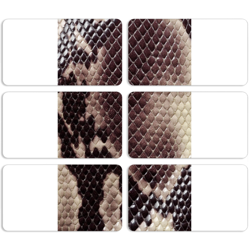 Магнитные фотопазлы 90 на 50 набор 6 штук 