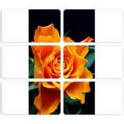 Магнитные фотопазлы 90 на 50 набор 6 штук 