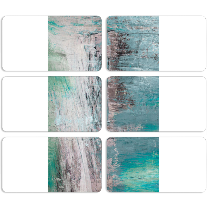 Магнитные фотопазлы 90 на 50 набор 6 штук 