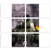 Магнитные фотопазлы 90 на 50 набор 6 штук 