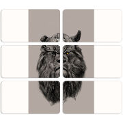 Магнитные фотопазлы 90 на 50 набор 6 штук 