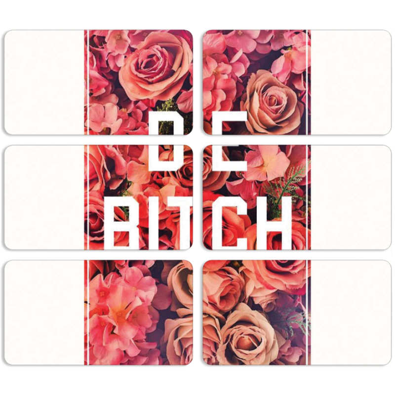 Магнитные фотопазлы 90 на 50 набор 6 штук 