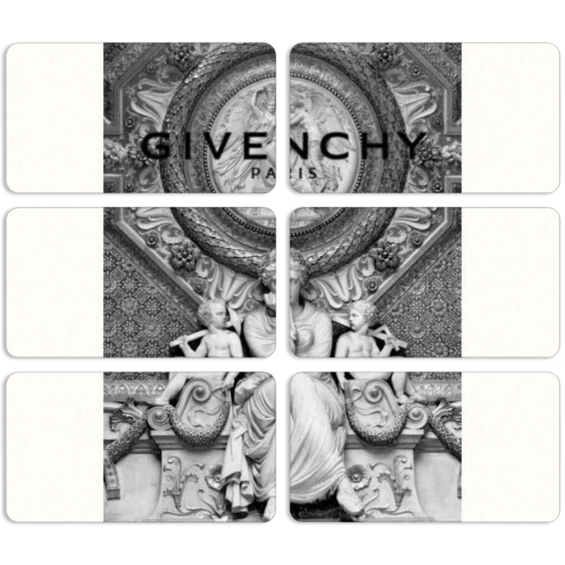 Магнитные фотопазлы 90 на 50 набор 6 штук 