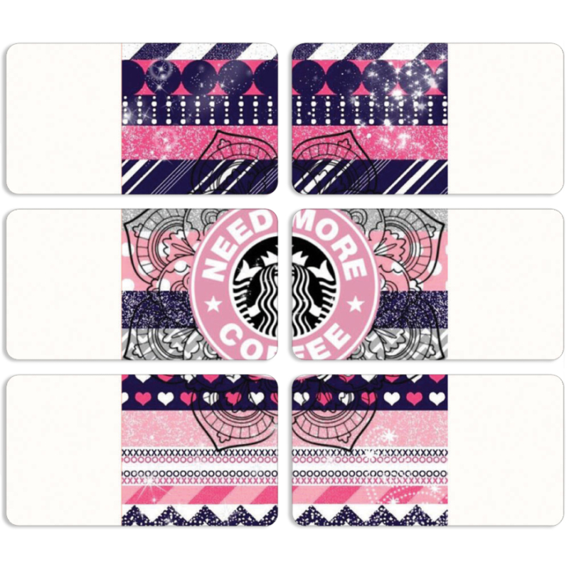 Магнитные фотопазлы 90 на 50 набор 6 штук 