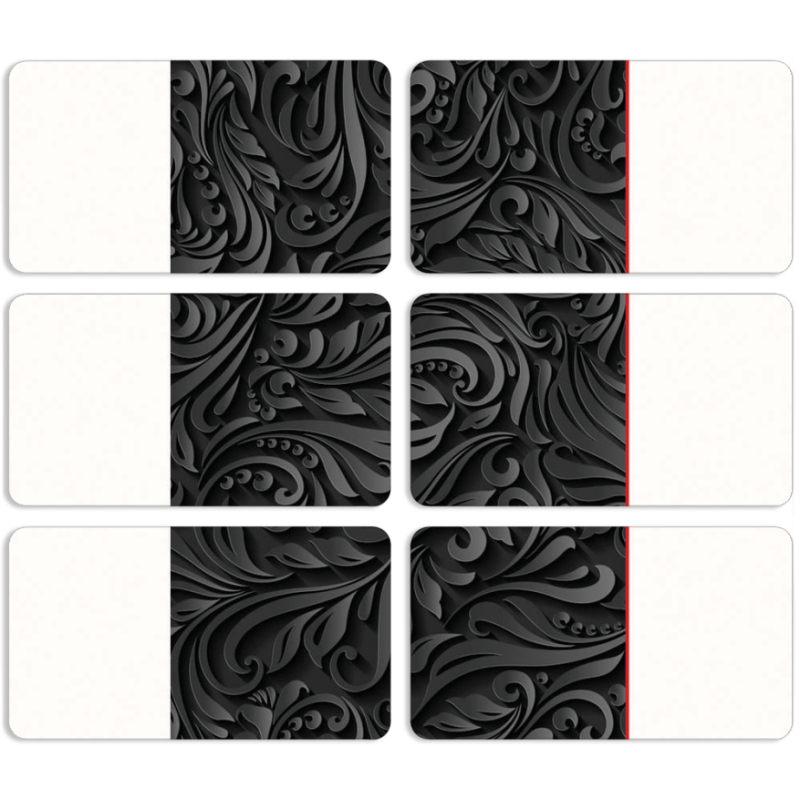 Магнитные фотопазлы 90 на 50 набор 6 штук 