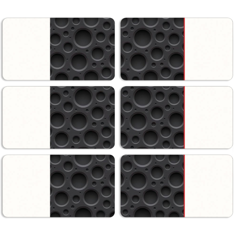 Магнитные фотопазлы 90 на 50 набор 6 штук 