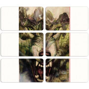 Магнитные фотопазлы 90 на 50 набор 6 штук 