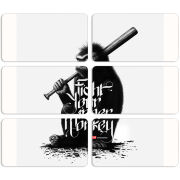 Магнитные фотопазлы 90 на 50 набор 6 штук 