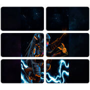 Магнитные фотопазлы 90 на 50 набор 6 штук 