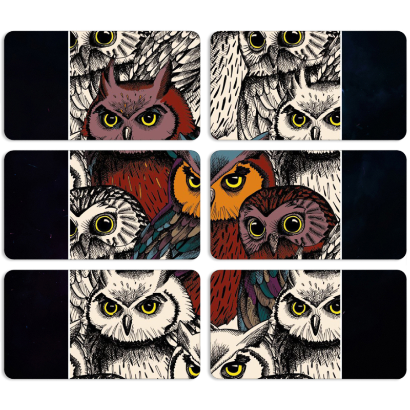 Магнитные фотопазлы 90 на 50 набор 6 штук 