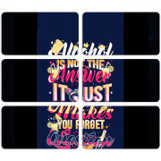 Магнитные фотопазлы 90 на 50 набор 6 штук 