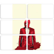 Магнитные фотопазлы 90 на 50 набор 6 штук 