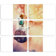 Магнитные фотопазлы 90 на 50 набор 6 штук 