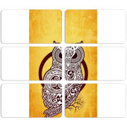 Магнитные фотопазлы 90 на 50 набор 6 штук 