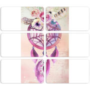 Магнитные фотопазлы 90 на 50 набор 6 штук 