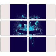 Магнитные фотопазлы 90 на 50 набор 6 штук 