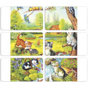 Магнитные фотопазлы 90 на 50 набор 6 штук 