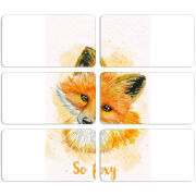 Магнитные фотопазлы 90 на 50 набор 6 штук 