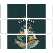 Магнитные фотопазлы 90 на 50 набор 6 штук 