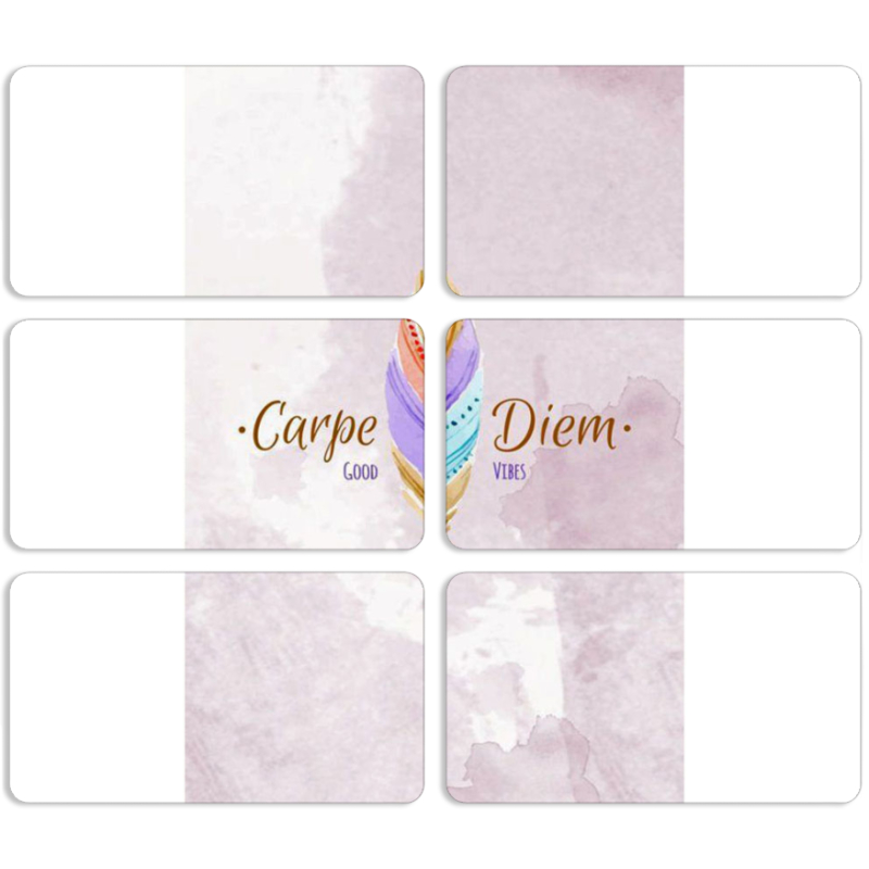 Магнитные фотопазлы 90 на 50 набор 6 штук 