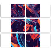 Магнитные фотопазлы 90 на 50 набор 6 штук 