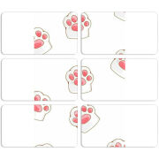 Магнитные фотопазлы 90 на 50 набор 6 штук 