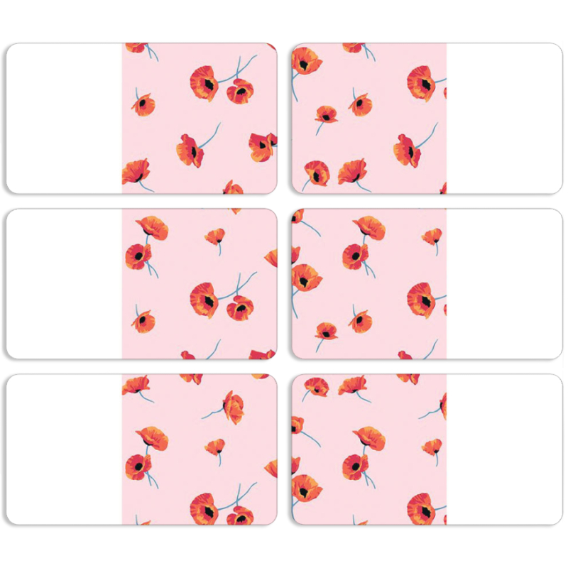 Магнитные фотопазлы 90 на 50 набор 6 штук 