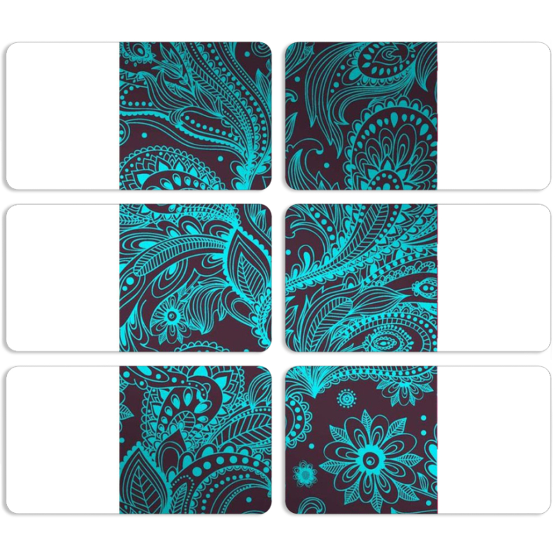 Магнитные фотопазлы 90 на 50 набор 6 штук 