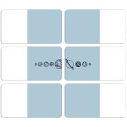 Магнитные фотопазлы 90 на 50 набор 6 штук 